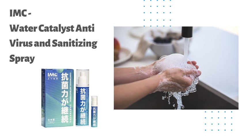 IMC Water Catalyst Anti-Virus and Sanitizing Spray is your best disinfectant