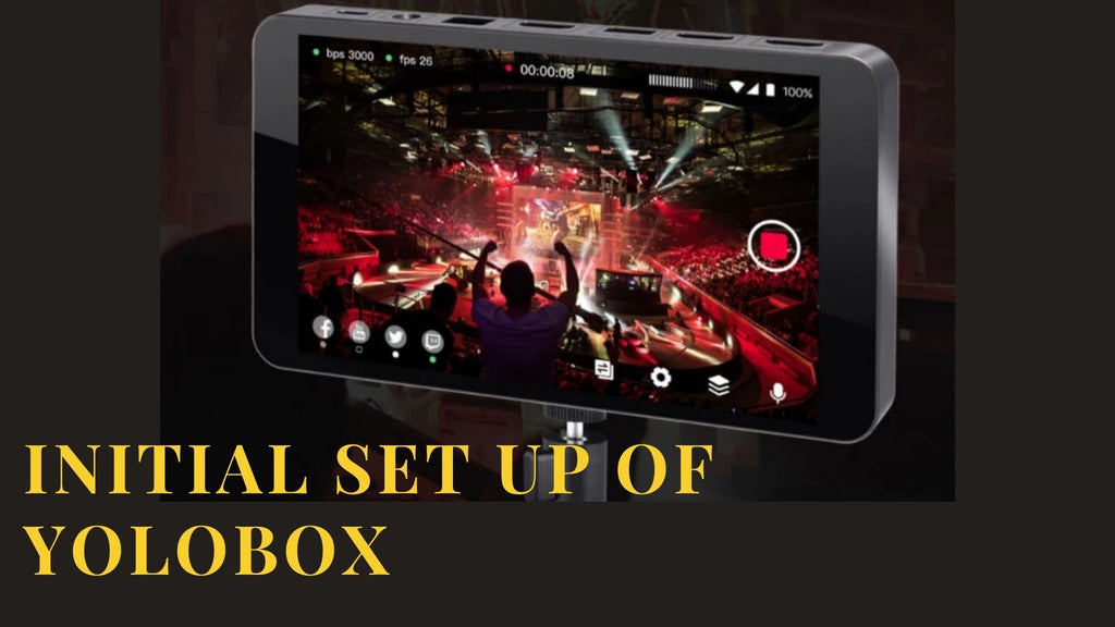 Unboxing and Initial Setup of YoloLive YoloBox - Portable Livestream Studio