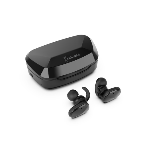 Lexuma XBUD2 XBUD TWS LE-702 wireless earbuds with charging case true wireless stereo bluetooth earphones best bluetooth 5.0 BT5.0 In-Ear headphones for sport workout gym multi colors colorful Lightweight IP56 waterproof sweatproof protection - iMartCity