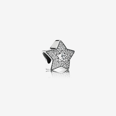 Pandora Pavé Wishing Star Charm #791384CZ