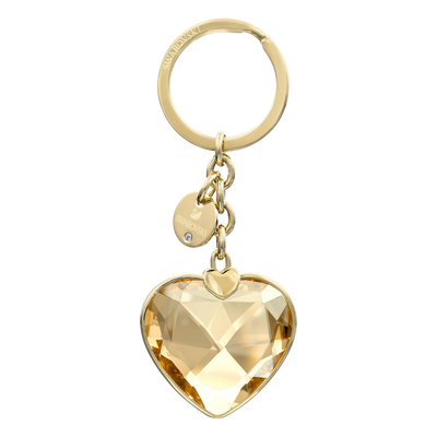 SWAROVSKI New Heart keychain Swarovski gold plating #5127860