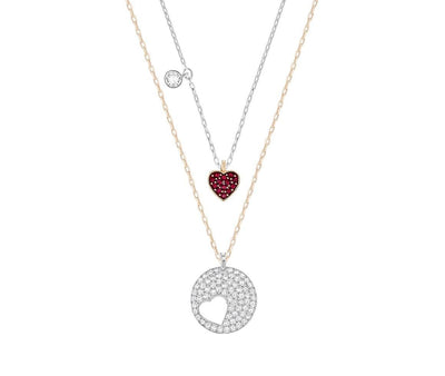 SWAROVSKI Crystal Wishes Heart Pendant Set  #5255351