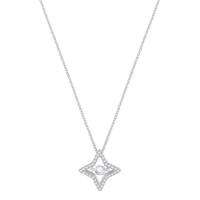 SWAROVSKI Sparkling Dance Star Pendant - Rhodium #5349654