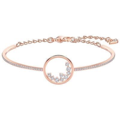 SWAROVSKI Rose Gold-Plated North Bangle- Size M #5493393