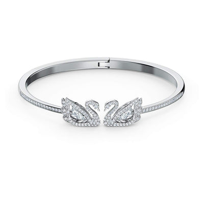 SWAROVSKI Dancing Swan bangle - White #5534850